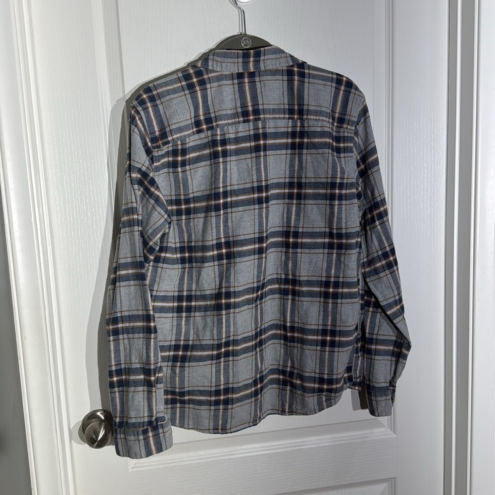 Patagonia Blue Plaid Button-Up Shirt - Picture 3 of 5